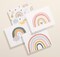 Boho Rainbow Greeting Cards | Baby Shower Rainbow Card Set | Rainbow Card | Colorful Baby Card | Little Girl Card | Recycled Paper Card